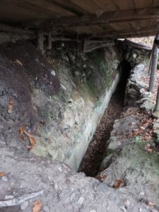 Vestiges de l'aqueduc de la Brevenne du côté de la Thue des Sarrasins.
